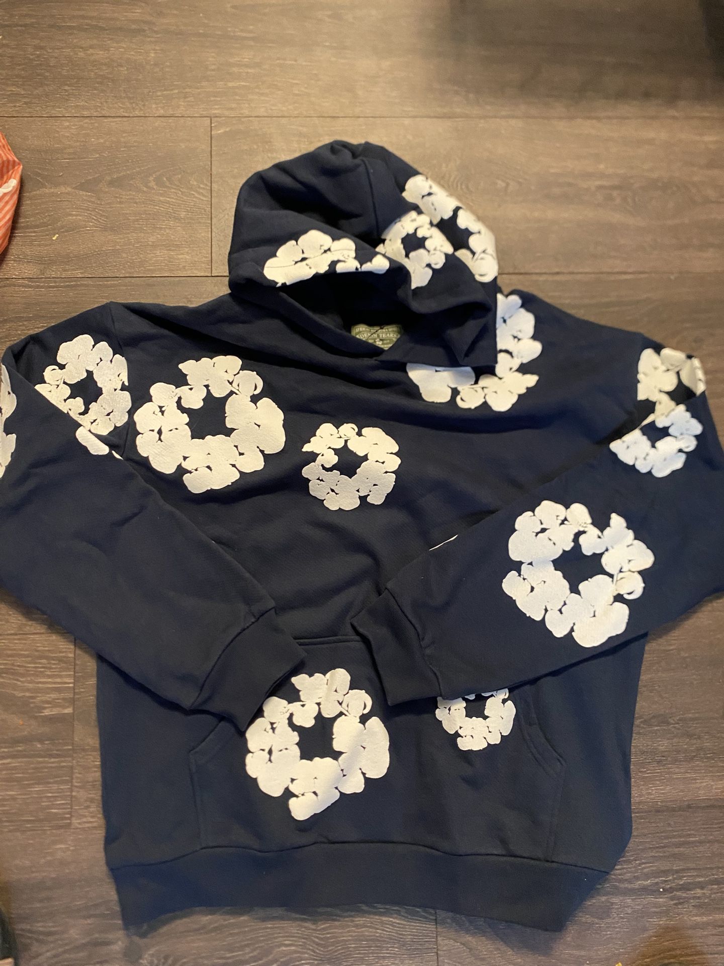 Denim Tear Blue Navy Hoodie