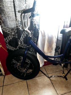 Fat tire cruiser bike