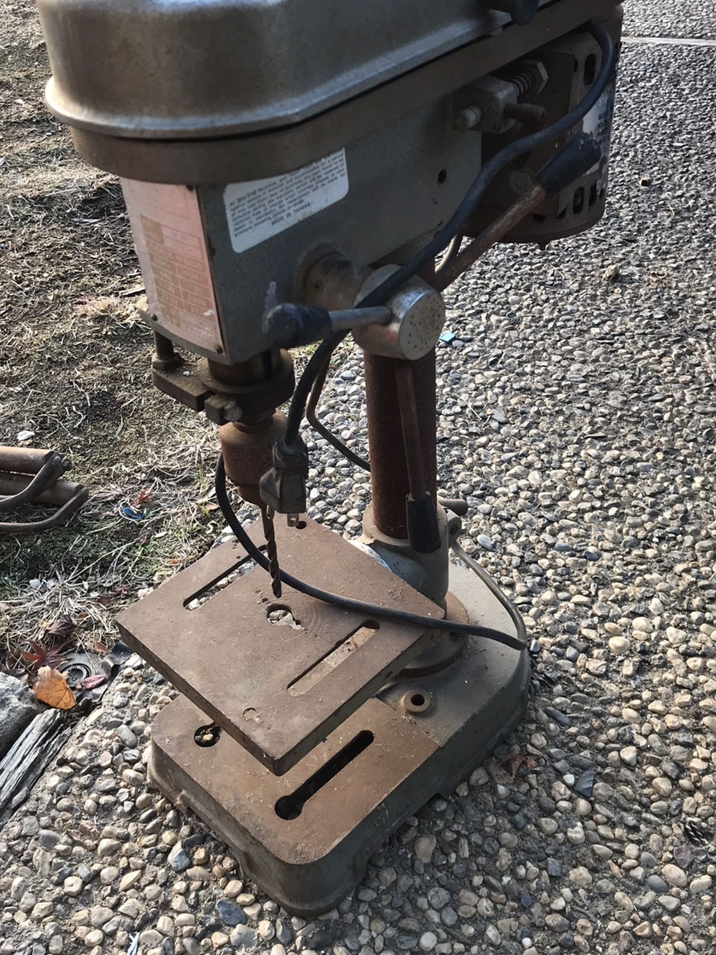 vintage drill press