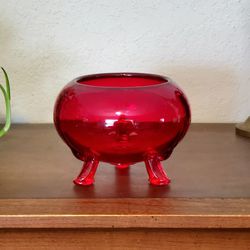 Vintage Viking Ruby Flowerlite Vase 