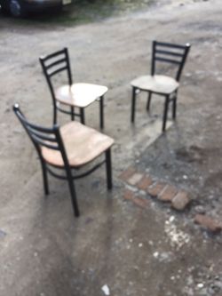 Three HD Steel Chairs