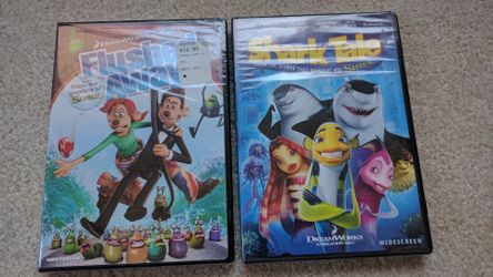 NEW FLUSHED AWAY & SHARK TALE DVD