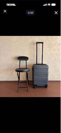 One 21x14x9 360 Spinner Expandable Grey Gray Carry-On Luggage