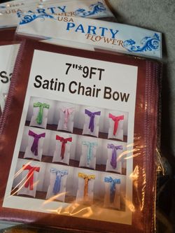 Chair bow