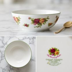 Royal Albert Old Country Roses Bowl 6" - Casual Classics 1999 - Microwave & Dishwasher Safe