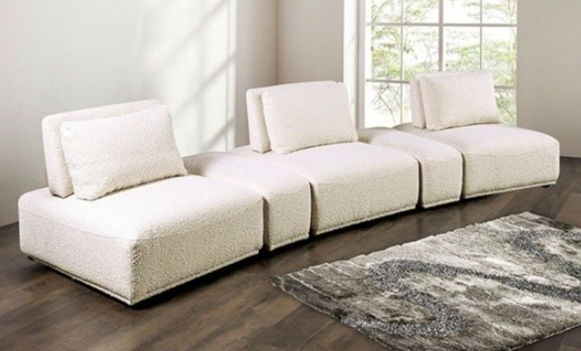 Brand New Beige Modern Style Modular Sofa Set