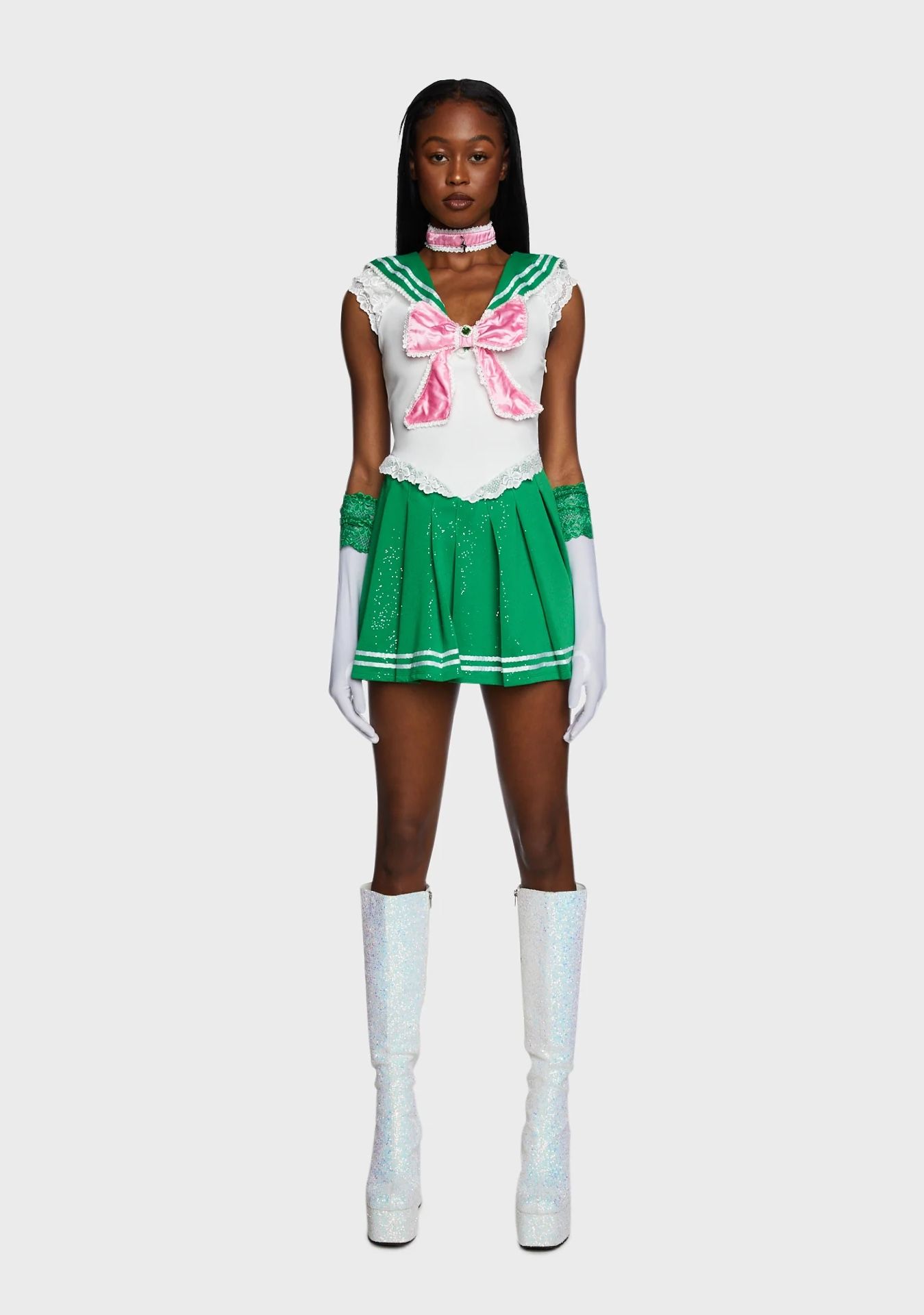 Dolls Kill Sailor Moon Jupiter Trickz N’ Treatz Costume Large NWT