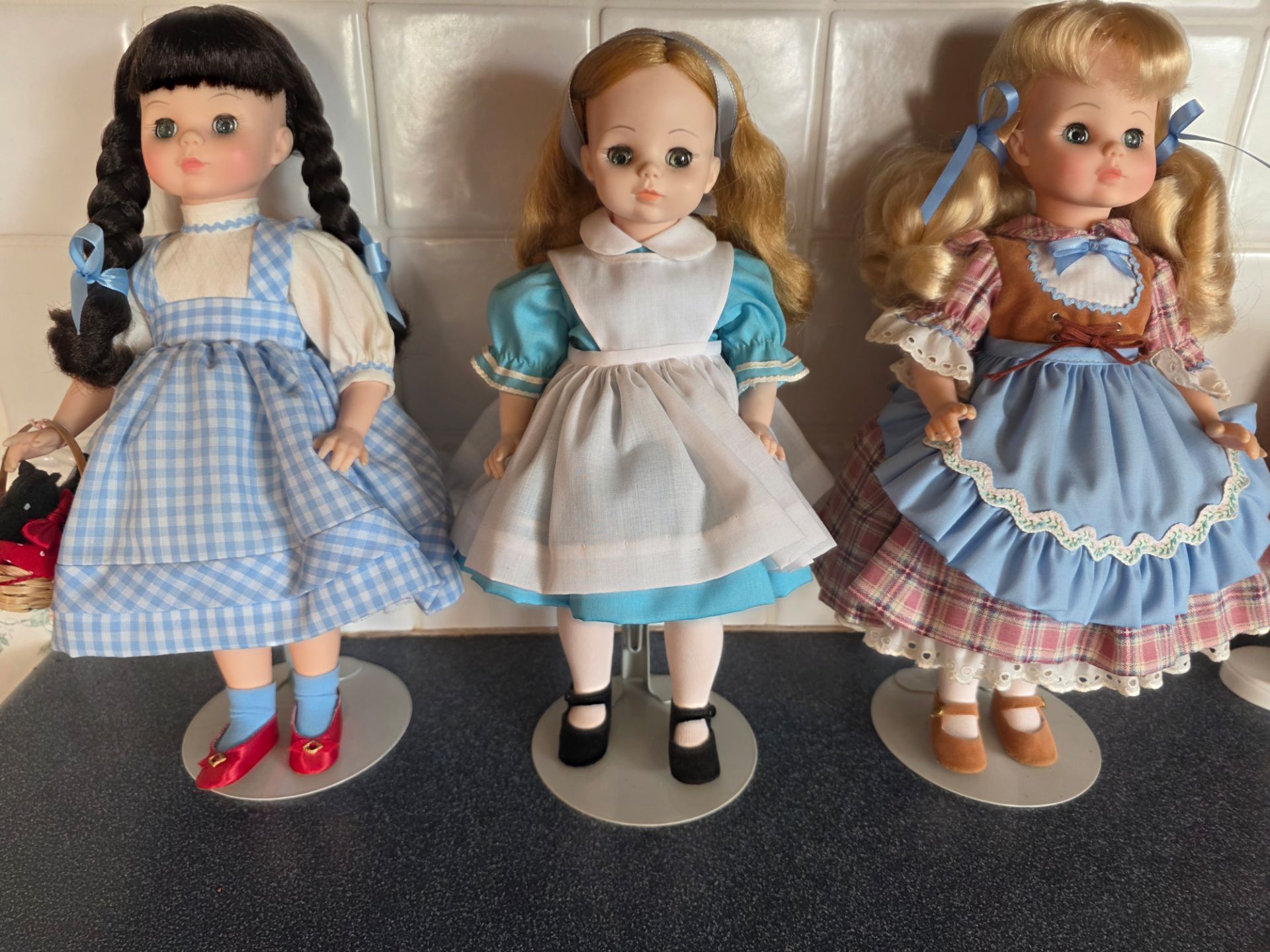 Set of 3 Vintage Madame Alexander Dolls – 14" Tall