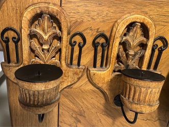 Two Candle sconces