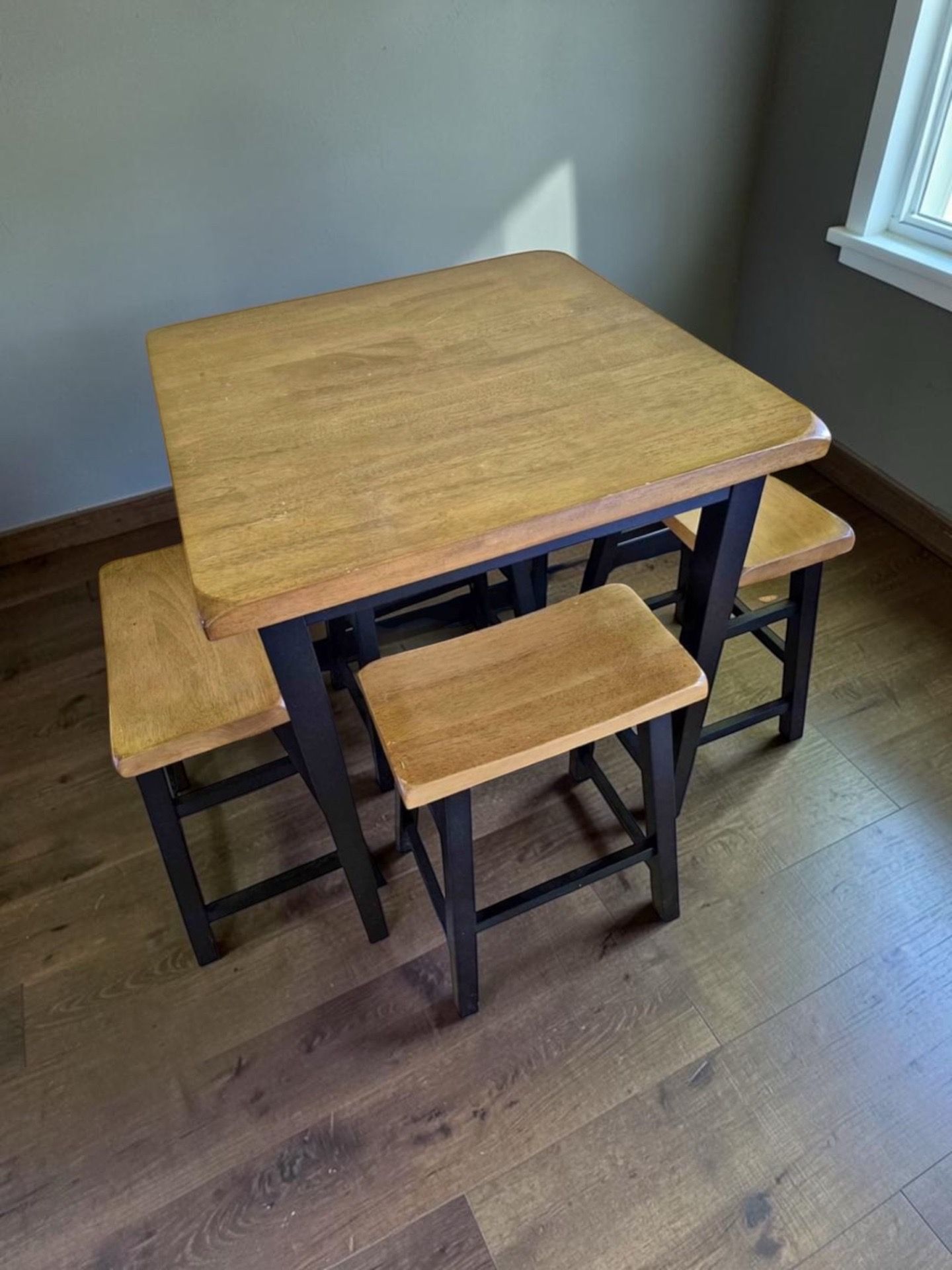 Kitchen table and stools