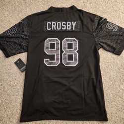 Maxx Crosby Las Vegas Raiders Camo Jersey Sizes L-XXL