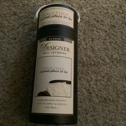 New Designer Wall Lettering TOGETHER a Great Place To Be   Easy To Apply