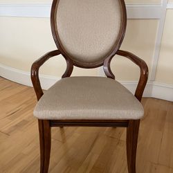 Modern Faux Louis XVI-Style Fauteuil Armchair