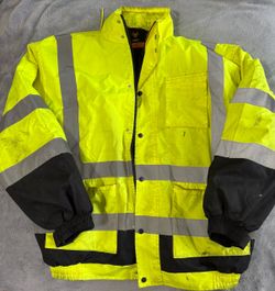 Hawx Hi-Vis Safety Bomber Jacket