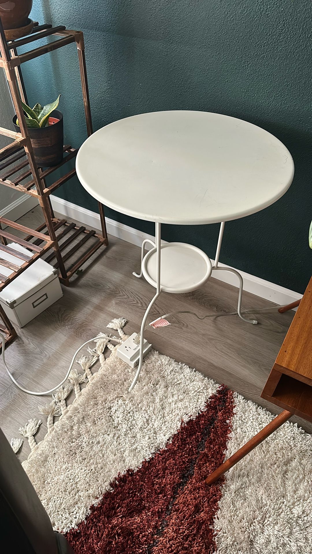 White Metal Tables