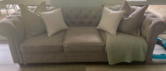 Modern grey couch