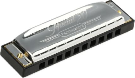 Hohner Progressive Series 560 Special 20 Harmonica - Key of C - Silver