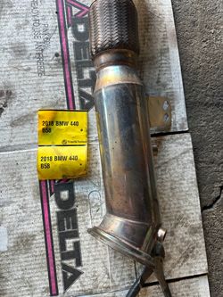 Straight pipe for a 2018 BMW 440 in line 6