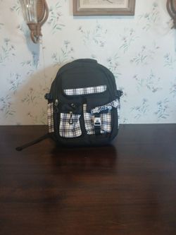 Girls black back pack