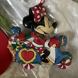 Vintage Disney Store Minnie Mouse Ornament 