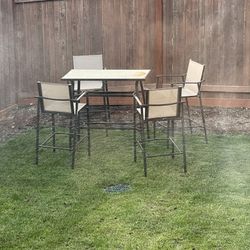 $15 FOR ALL TOGETHER Bar Height Patio Furniture