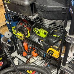 Chainsaws Tillers A BlowerAnd A Mower