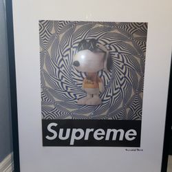 7/100 supreme fairchild paris snoopy Canvis