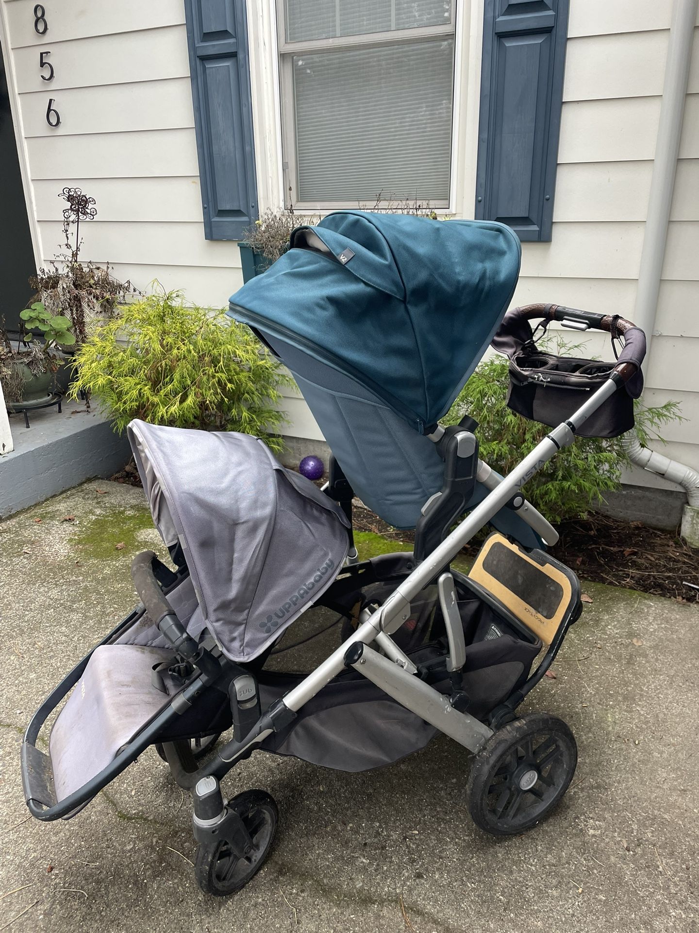 Uppa baby vista v2 double stroller w piggy back
