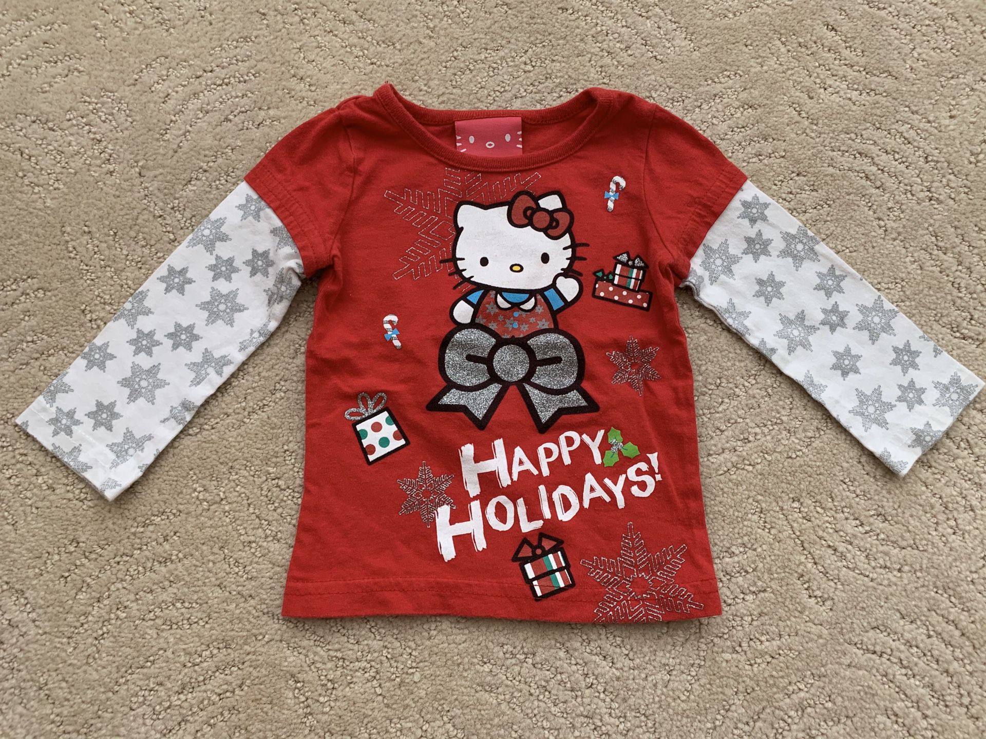 Hello kitty Christmas shirt - 18 mo
