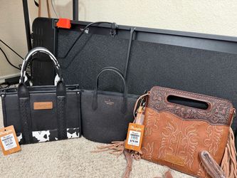 Kate spade and wrangler purses