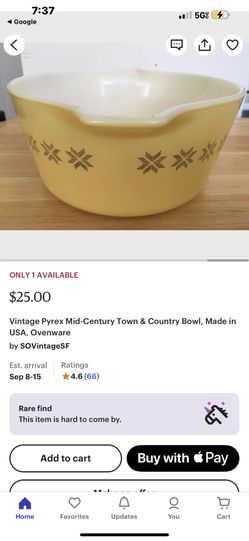 Pyrex Town And County 474-B 1.5 Qt