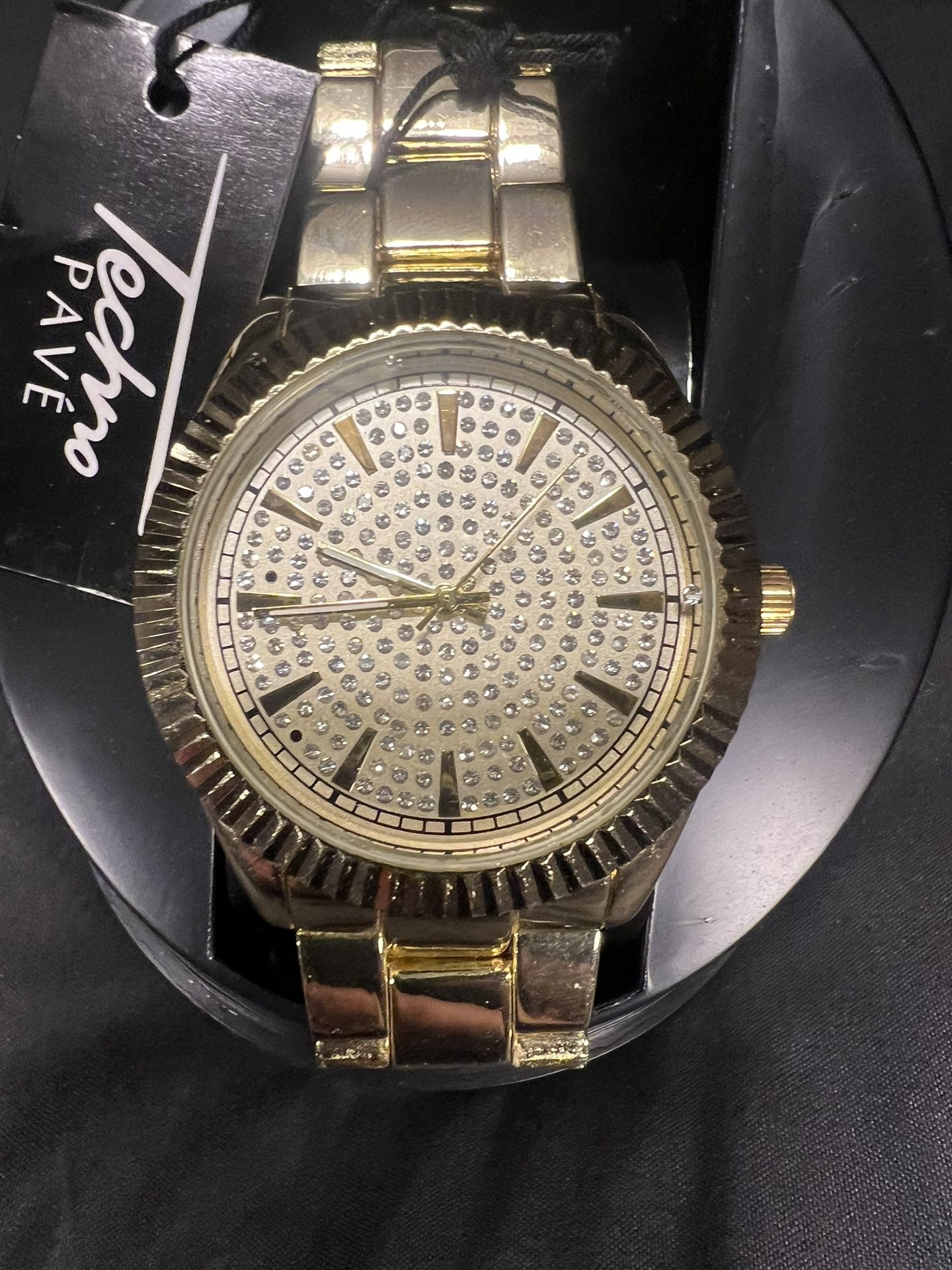 Gold Plated Stainless Steel Quartz Watch