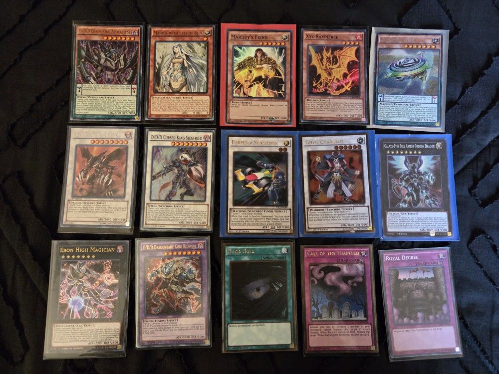 Yugioh Trading Card lot of 15! TCG. HITS! All HOLOS!. Mixed Lot.