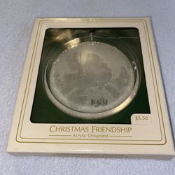 Hallmark Christmas Friendship Ornament 1981 Vintage Holiday Collectible B097
