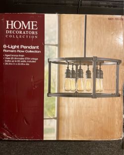BRAND NEW Romaro Row 6 Light Pendant Home Decorations Collection