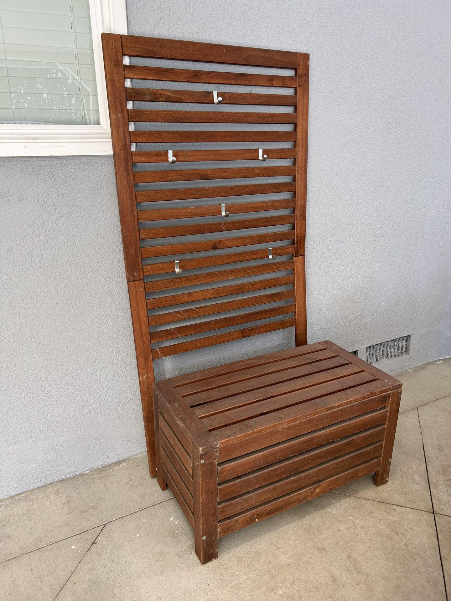 IKEA Applaro Outdoor Wood Wall Panel / Bench