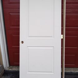 3 Doors. 36 In By 80 In 2 Panel, 1 3/8 Thick Solid Core