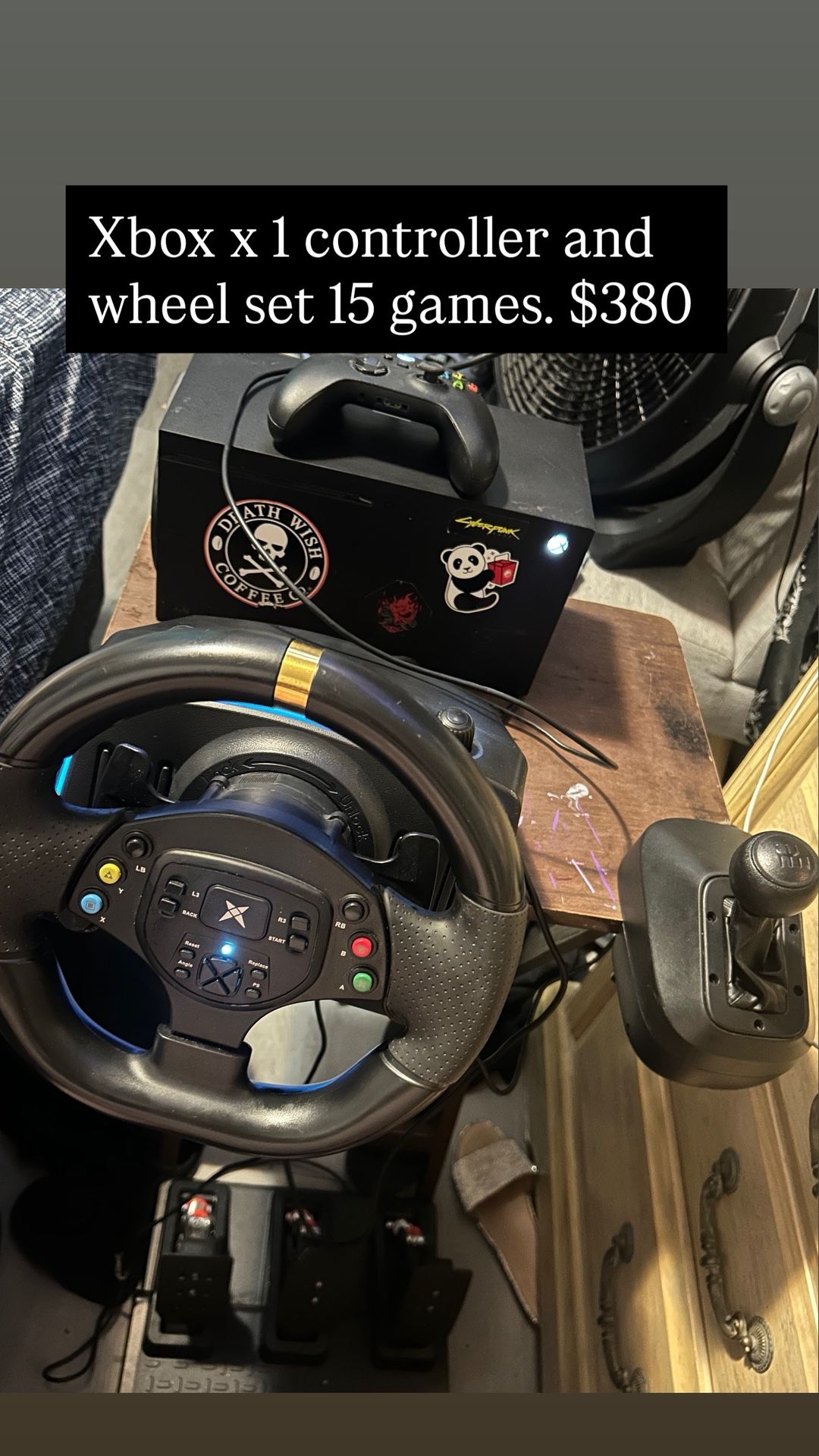 Xbox X With Wheel