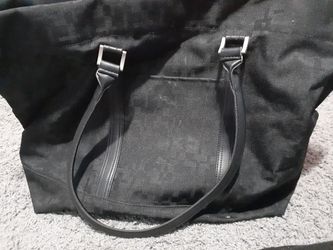 Giant black tote bag