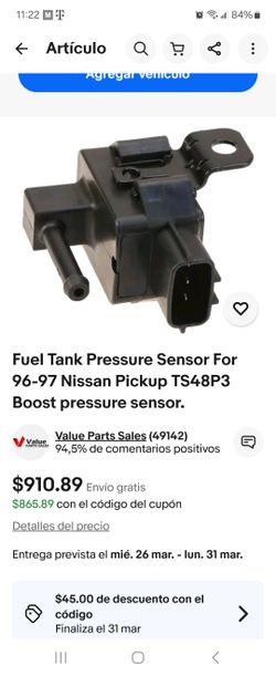 Fuel Tank Pressure Sensor For 96-97 Nissan Pickup