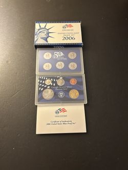Coins – 2006S Brilliant Uncirculated Proof Set in Original Mint Packaging -Total 10 coins $9