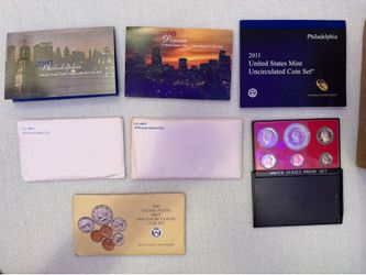 Uncirculated and Proof Coin collection