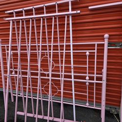 PINK METAL BED FRAME PINK Full