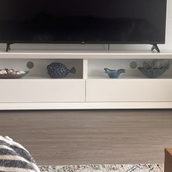 Scandinavian Design White Tv Console 