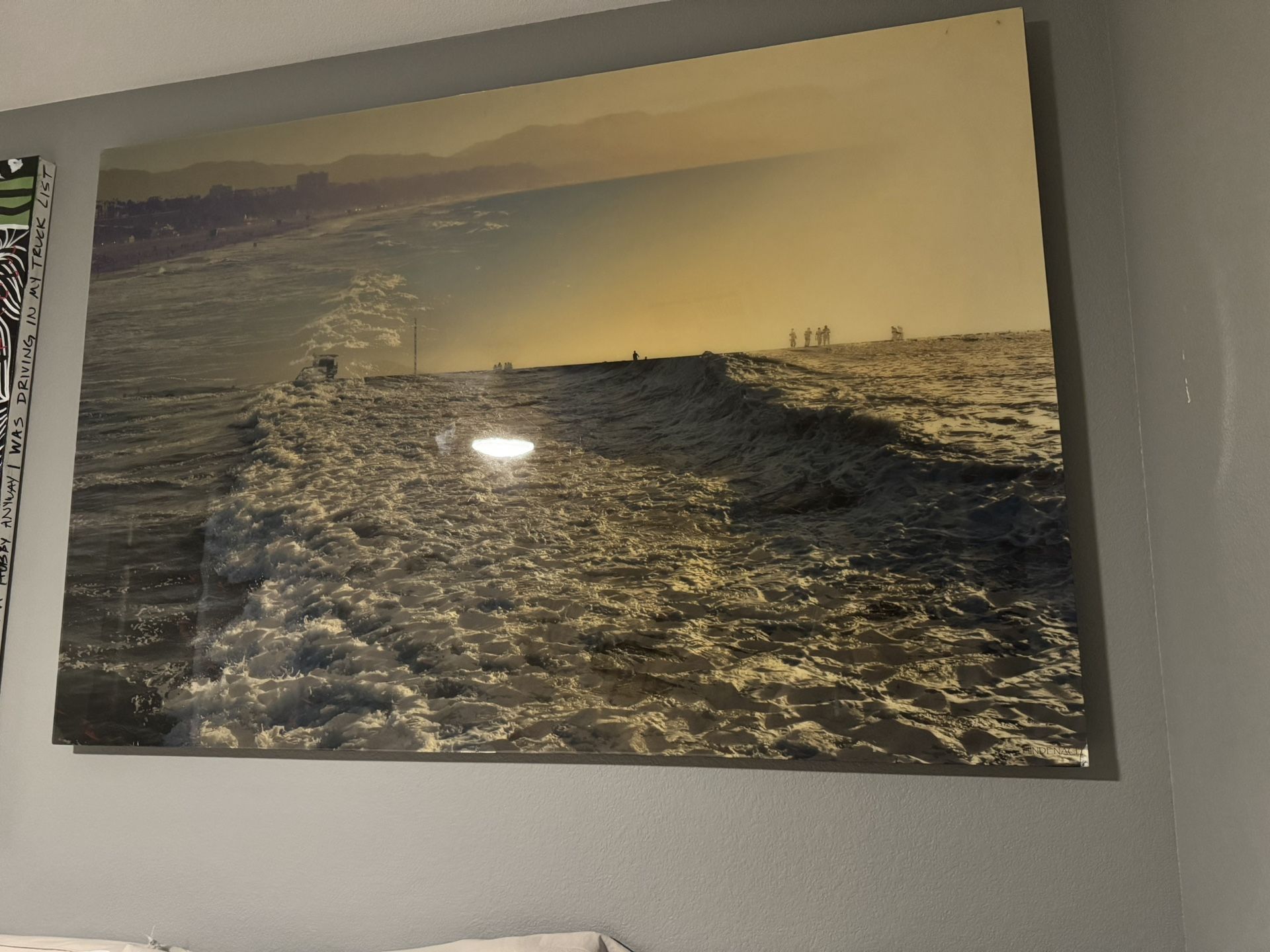 Large CA ocean art print