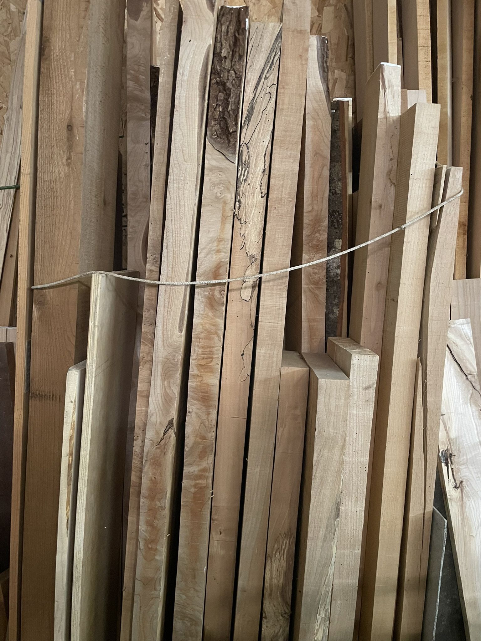 Ripped Hardwood And Round Slabs - Great Selection!