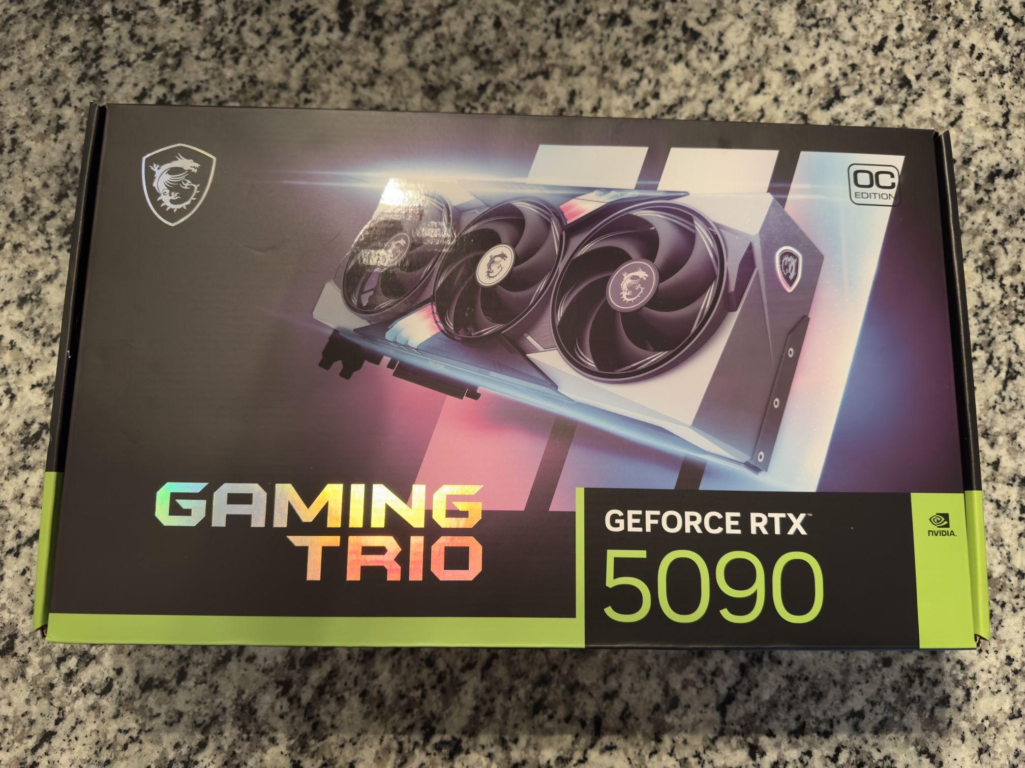 MSI NVIDIA GeForce RTX 5090 GAMING TRIO Overclocked Triple Fan 32GB