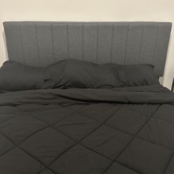 New Grey Queen Bed Frame