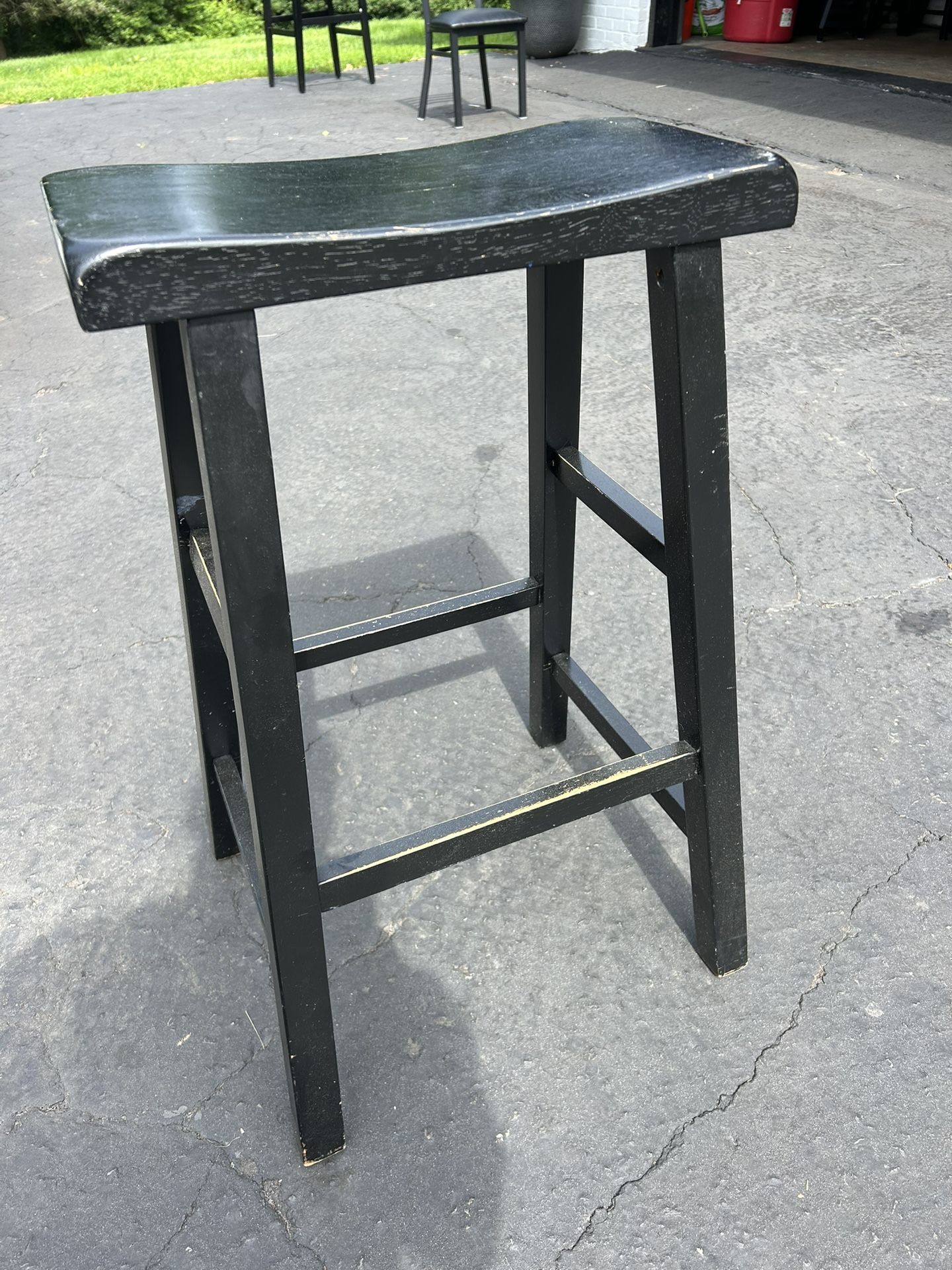 Four Pottery Barn Stools