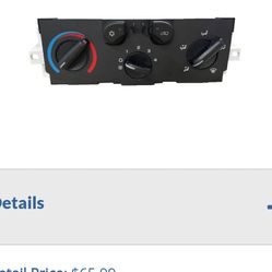 RF4465: 1573870 HVAC Climate Control Module for 2 Chevy Colorado GMC Canyon 1856 Blower Motor Module Control Switch To